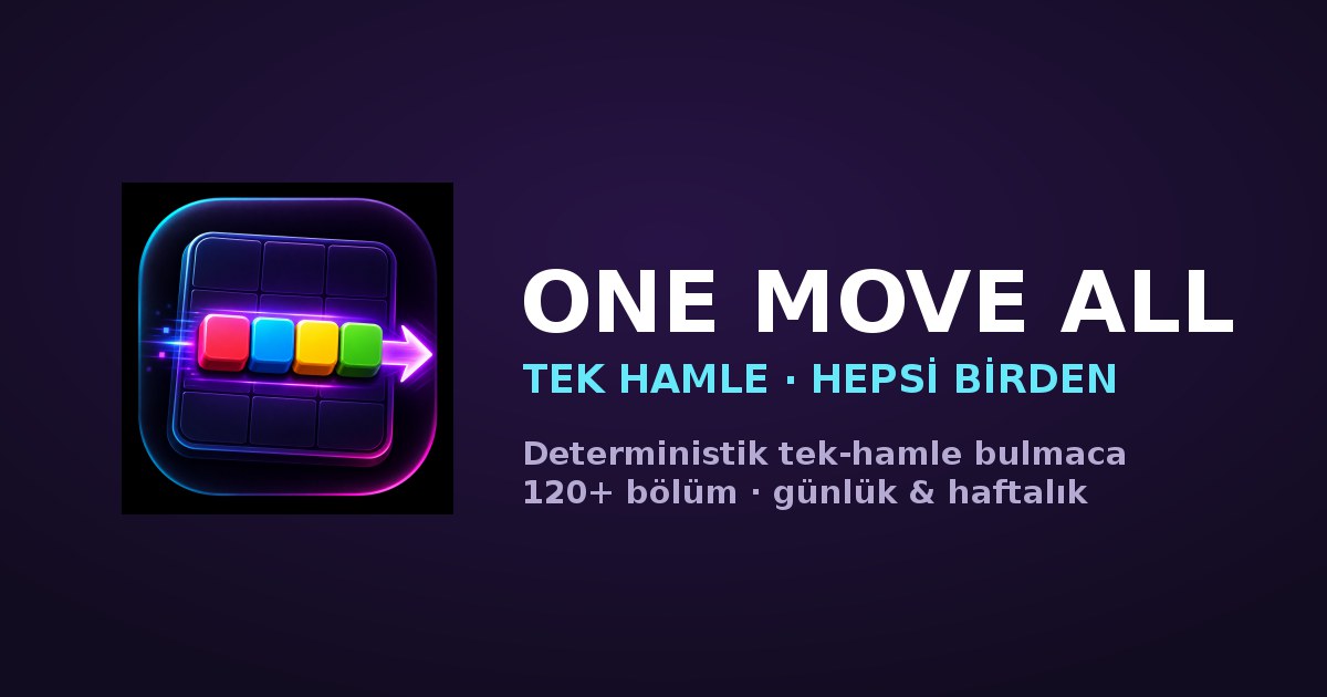 One Move All öne çıkan görseli